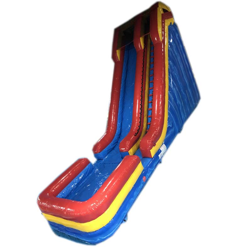 blue water slide