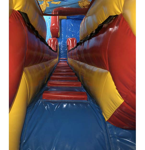 blue water slide