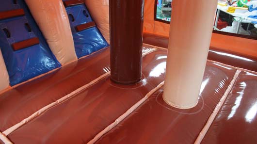 Hideout Helix Bounce Bounce House Rentals, Delaware 29' Camo Hideout Helix Bounce House Wet or Dry Water Slide Combo
