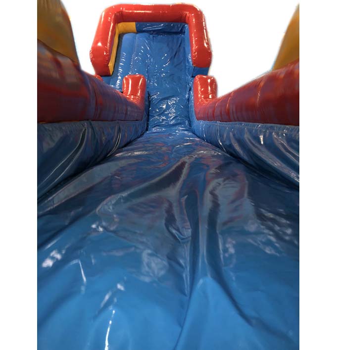 blue water slide