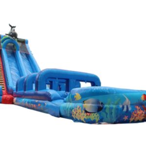 22' Coral Crush Water Slide & Slip N Slide