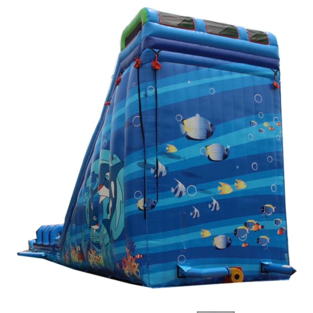 Coral Crush Water Slide Bounce House Rentals, Delaware 22' Coral Crush Water Slide & Slip N Slide