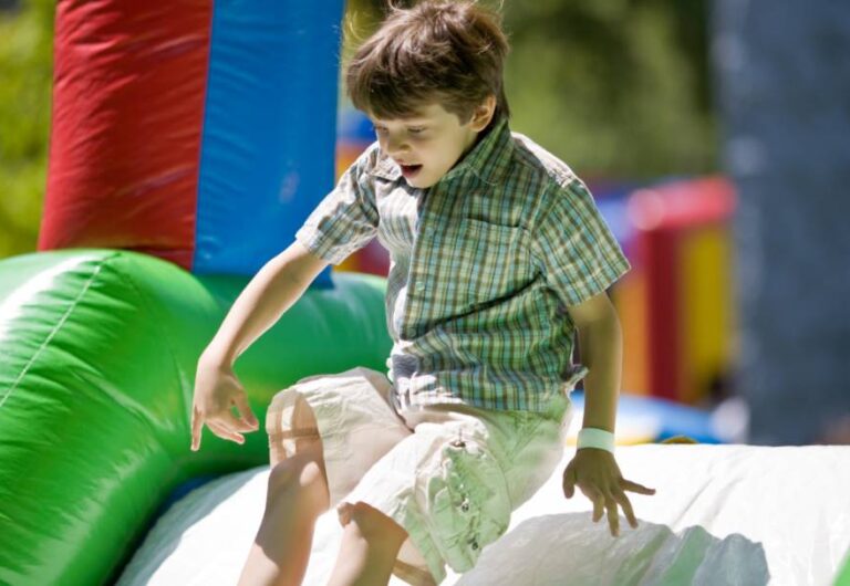 Bounce House Venue Setup