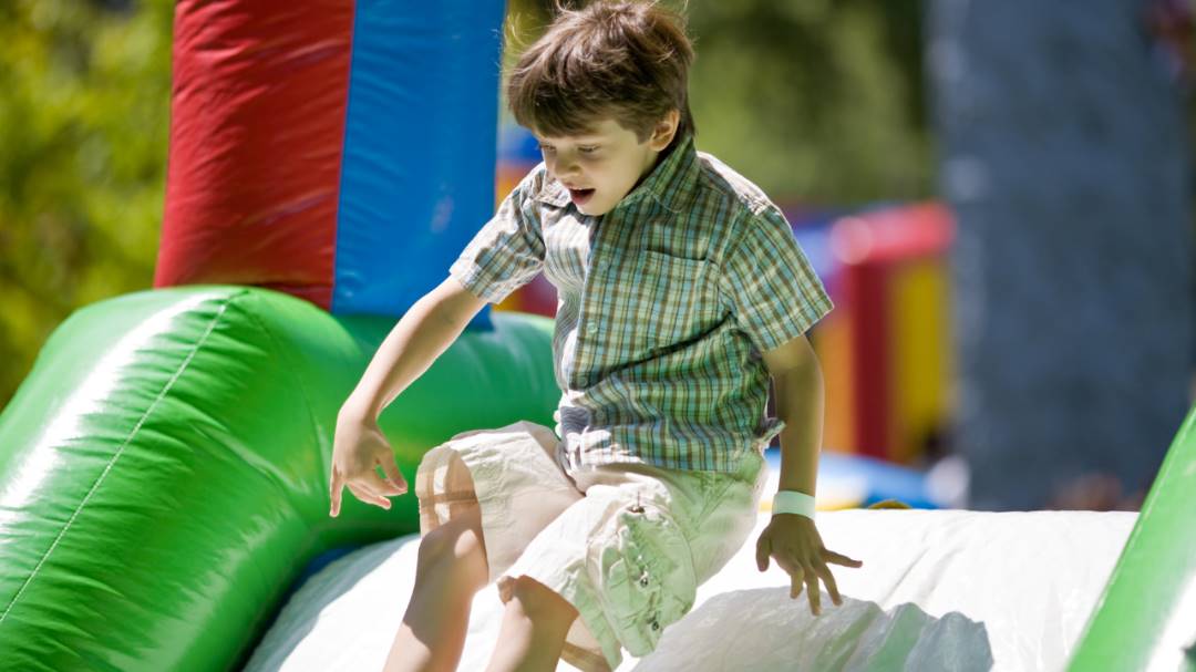 Bounce House Venue Setup