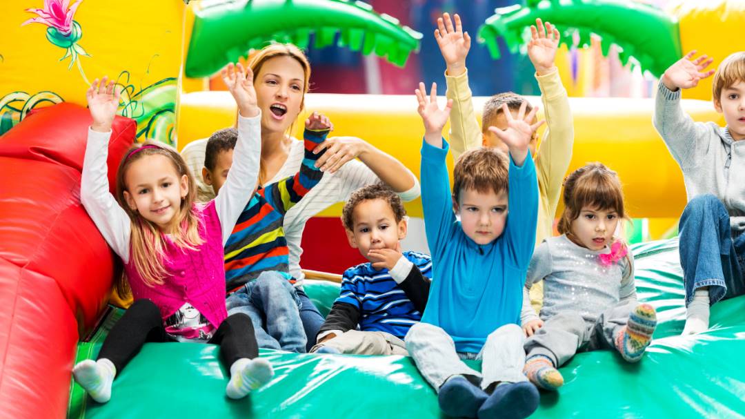 Bounce House Venue Setup